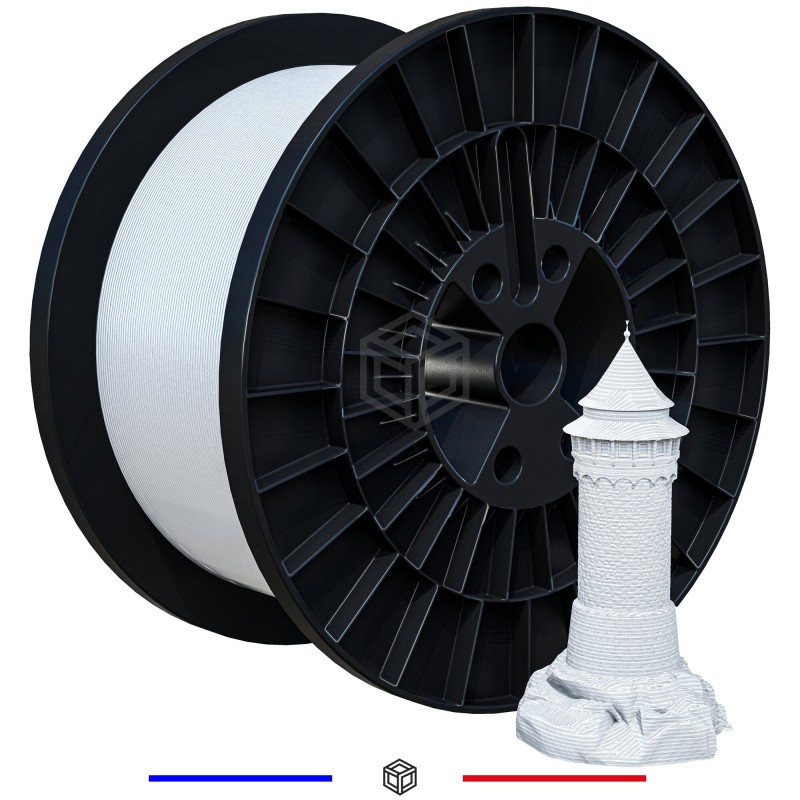 Fil 3D ABS 5 Kg 1.75 mm Blanc – Image 2