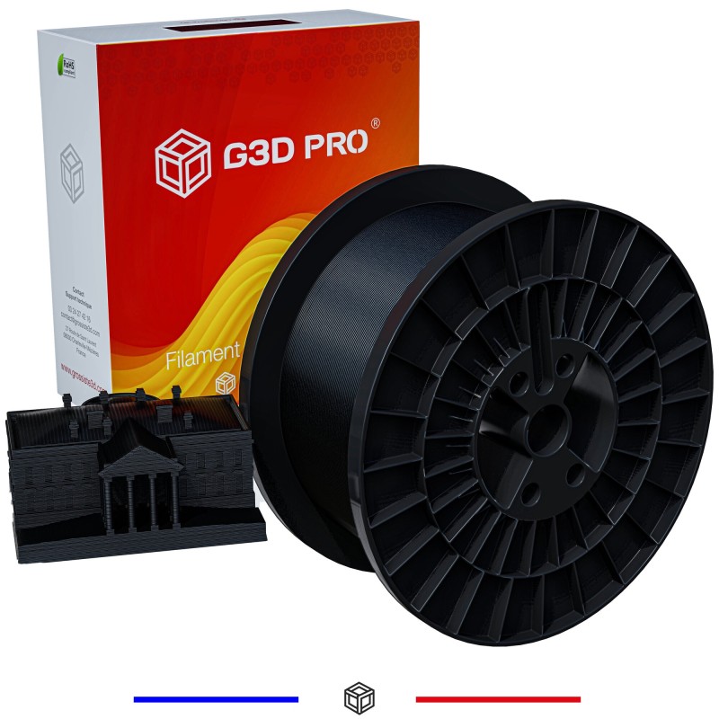 Fil 3D ABS 5 Kg 1.75 mm Noir – Image 2