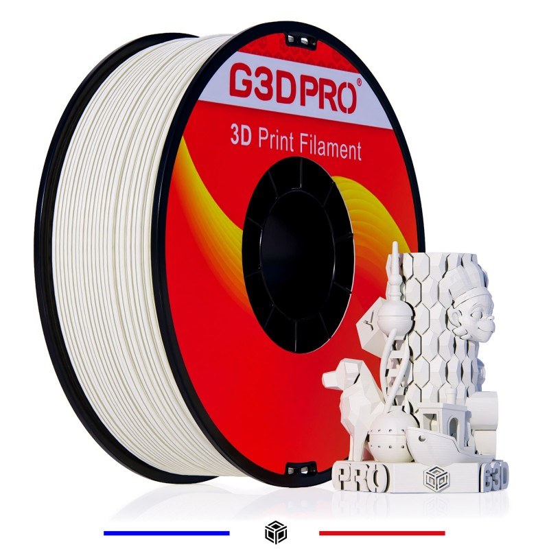 Fil 3D PLA 1 Kg 1.75 mm Blanc – Image 2
