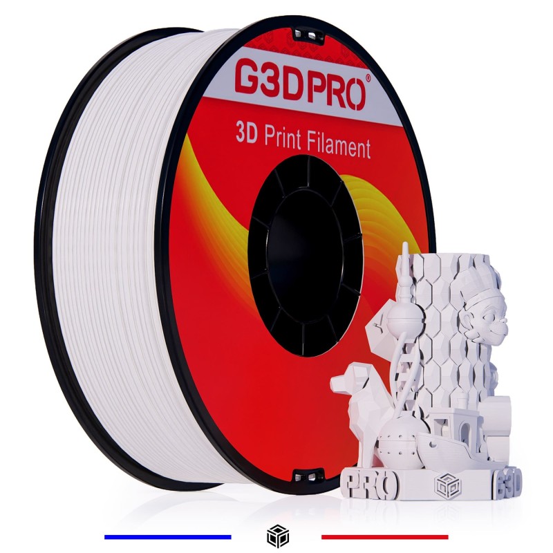 Fil 3D PLA 1 Kg 1.75 mm Blanc Neige – Image 2