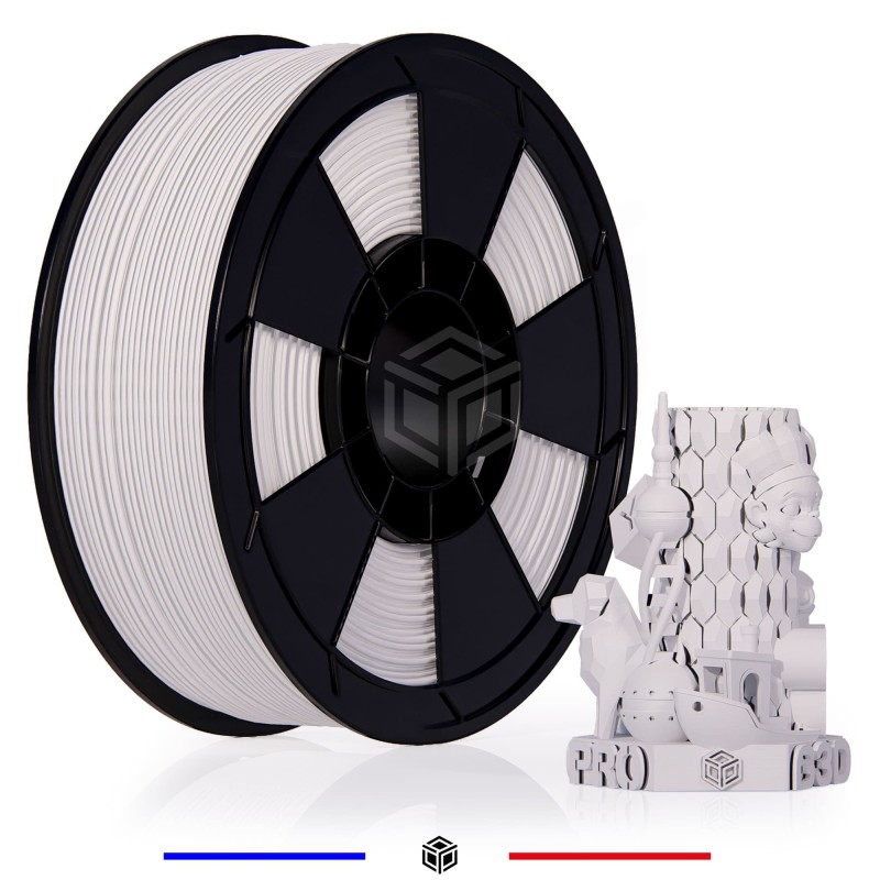 Fil 3D PLA 1 Kg 1.75 mm Blanc Neige – Image 3