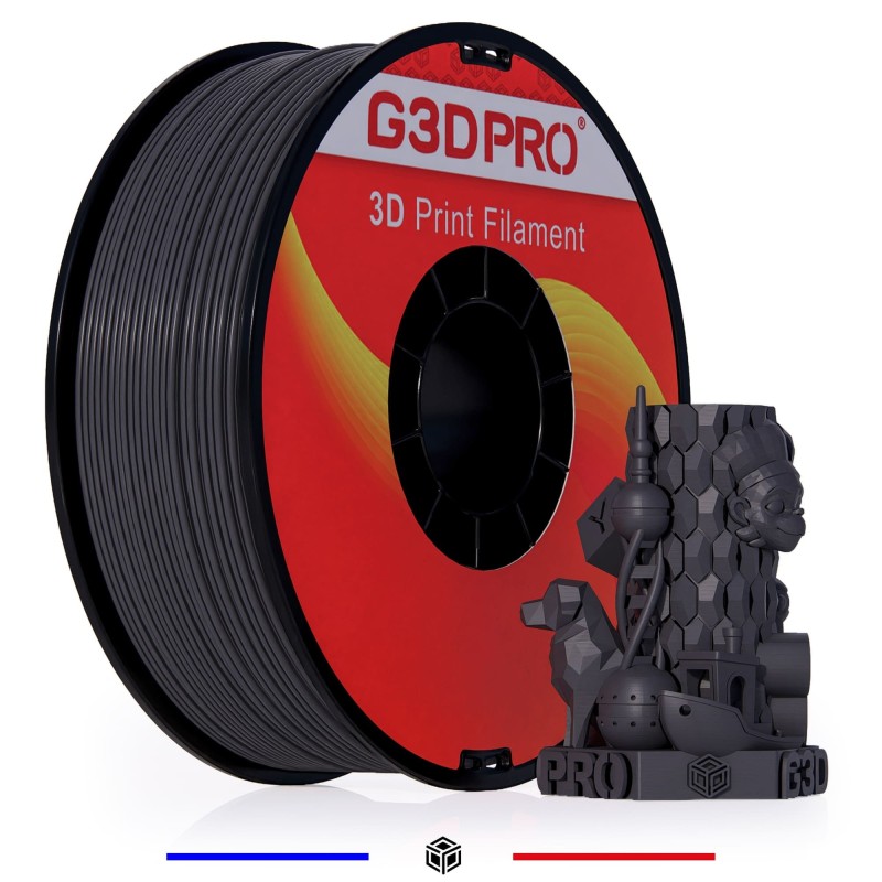 Fil 3D PLA 1 Kg 1.75 mm Dark Gris Anthracite – Image 2
