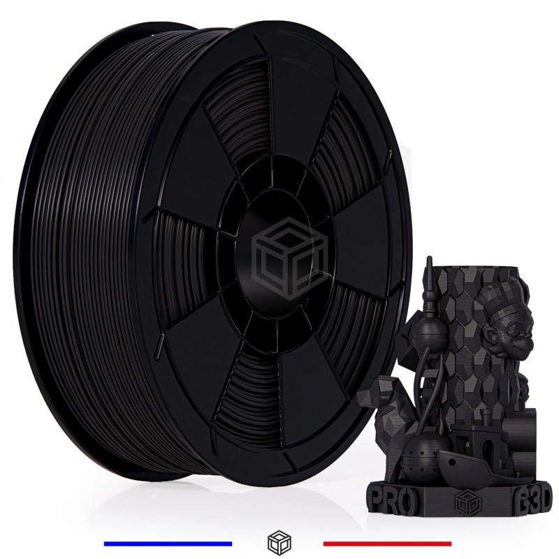 Fil 3D PLA 1 Kg 1.75 mm Noir – Image 2