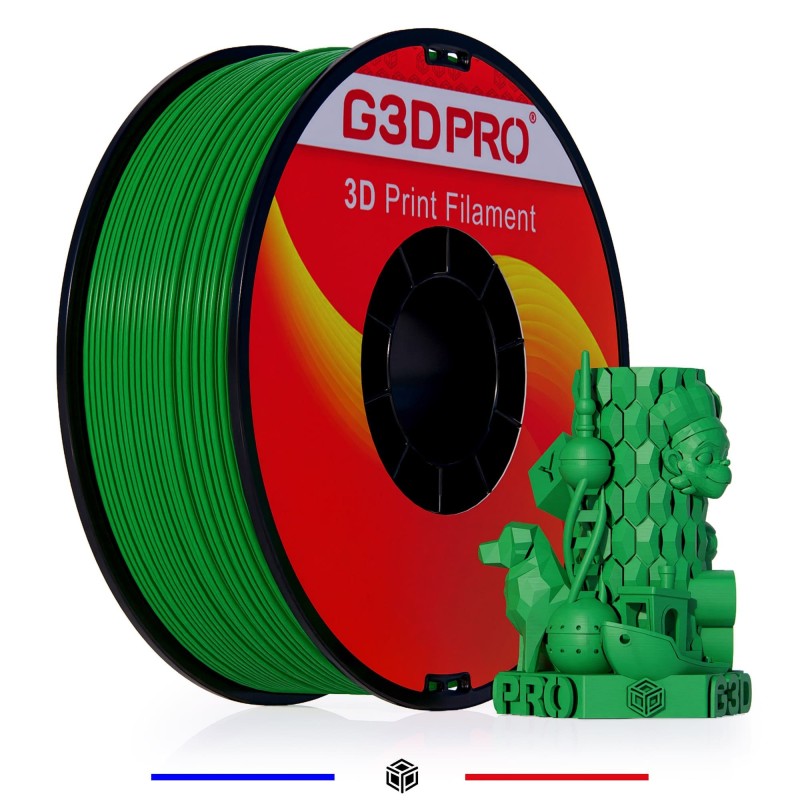 Fil 3D PLA 1 Kg 1.75 mm Vert – Image 2