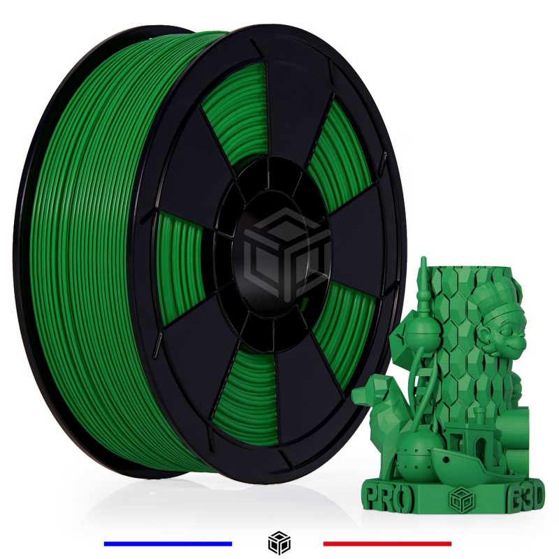 Fil 3D PLA 1 Kg 1.75 mm Vert – Image 3