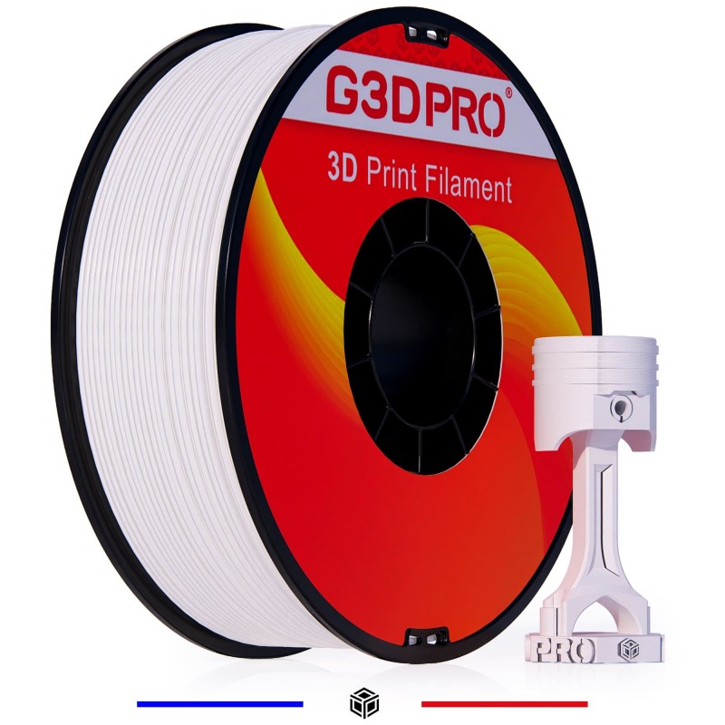 Filament 3D PETG 1 Kg Blanc 1.75 mm – Image 2